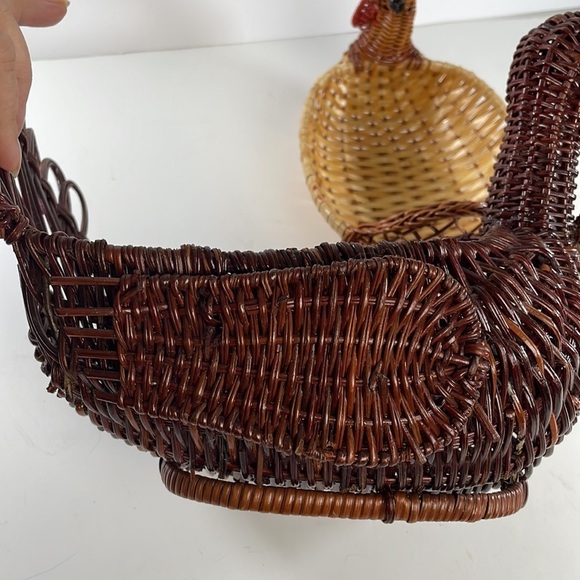 Wicker Woven Turkey Basket Bundle of 2 - Picture 6 of 10